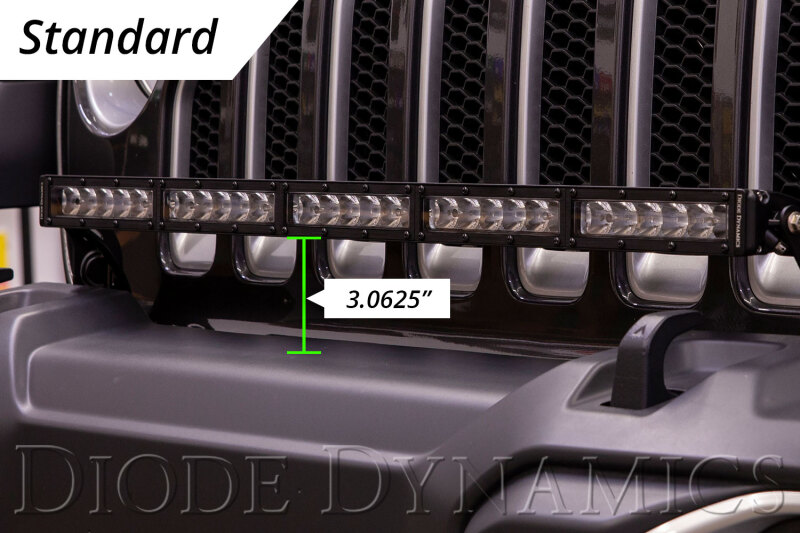 Jeep Gladiator LED Light Bar Kit - Front - Diode Dynamics - SS30 Stage Series 30